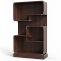 **Modern Modular Bookshelf Design with Unique Curved Edges**